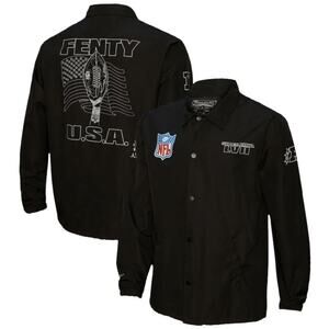 Fenty Mitchell & Ness Super Bowl LVII Unisex Coaches Jacket Large XXL Rihanna